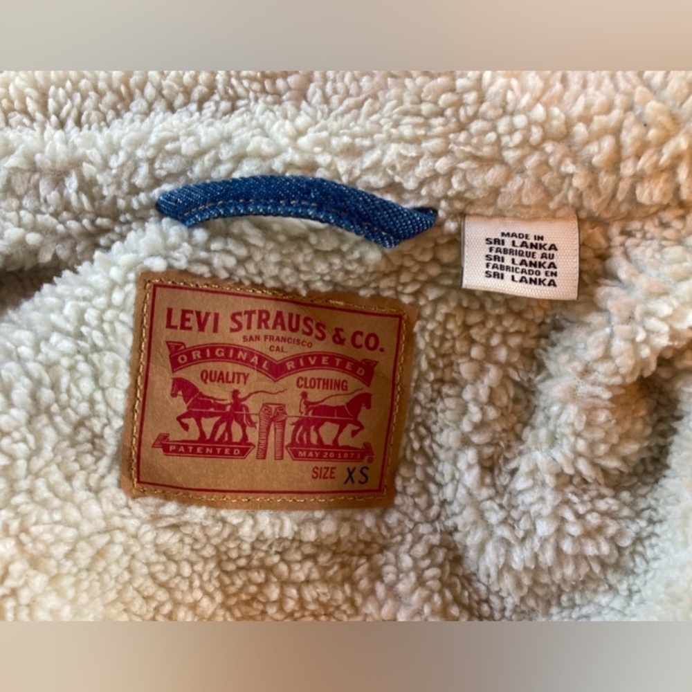 Levi’s‎ Original Sherpa Trucker Jacket – Size XS - Picture 6 of 8